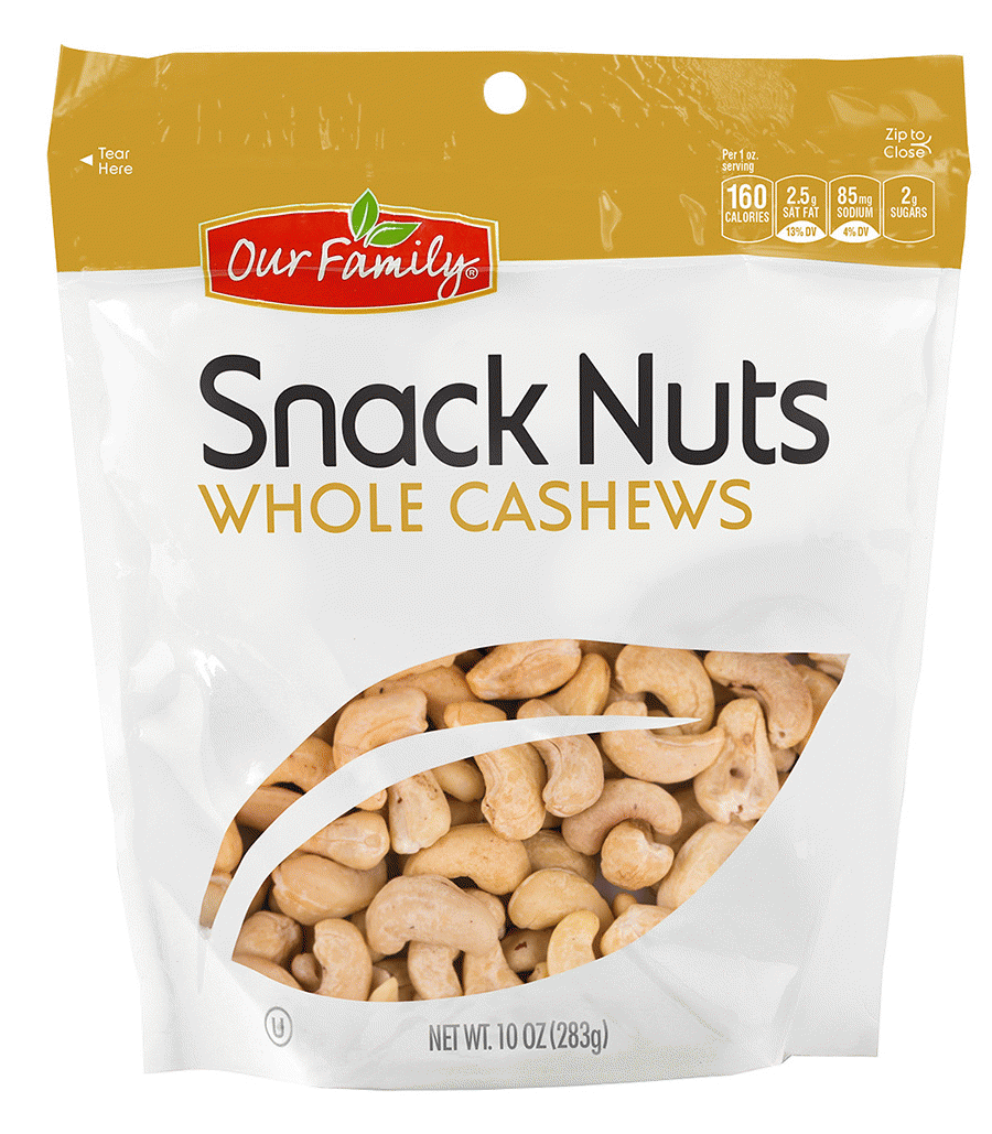 Our Family Snack Nuts whole cashews Full-Size Picture